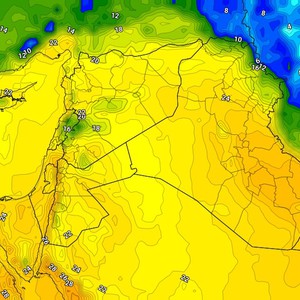 الكويت | ارتفاع قليل على درجات الحرارة الاربعاء مع ظهور السُحب المتوسطة والعالية 