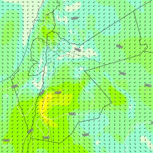 الأردن | استمرار تأثير الغبار والأحوال الجوية غير المستقرة في بعض المناطق يوم الاثنين     