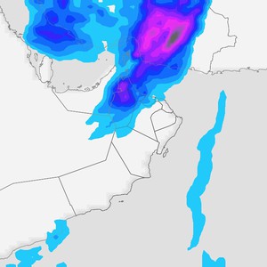 سلطنة عمان: منخفض جوي يجلب الأمطار إلى العديد من المحافظات غدًا