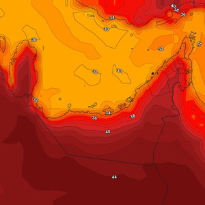 الإمارات | حالة الطقس المُتوقعة يوم الإثنين 17/5/2021
