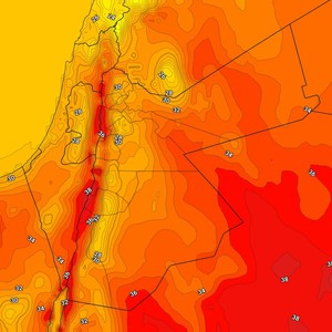الأردن | إنخفاض مُتوقع على درجات الحرارة مع اول ايام فصل الخريف مع نشاط في سرعة الرياح     