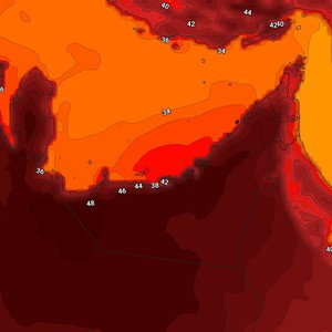 الإمارات | درجات الحرارة تلامس نهاية ال40 مئوية في بعض المناطق الداخلية الثلاثاء 