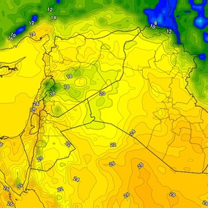 العراق | فرصة لزخات من الأمطار على اجزاء محدودة وعشوائية الإثنين