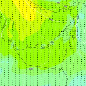 الإمارات | رياح نشطة وامواج مضطربة على بعض المناطق الأحد      