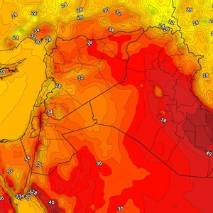 العراق | ارتفاع قليل على درجات الحرارة الإثنين مع بقائها اقل من مُعدلاتها     