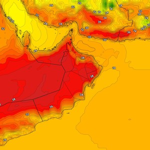 عُمان | طقس حار إلى شديد الحرارة في أغلب المناطق الخميس  