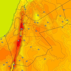 الأردن | ارتفاع على درجات الثلاثاء وتراجع تأثير حالة عدم الاستقرار الجوي