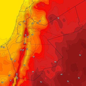 الأردن | بقاء درجات الحرارة حول مُعدلاتها الإثنين وطقس لطيف ورطب ليلاً 