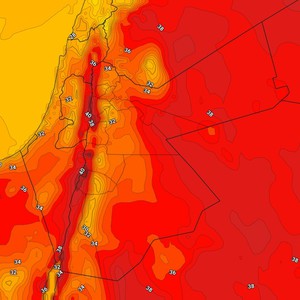 الاردن | تميل درجات الحرارة للإرتفاع الجمعة لتصبح أعلى من مُعدلاتها بقليل