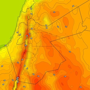 الأردن | ارتفاع ملحوظ ومؤقت على درجات الحرارة في مُختلف المناطق الأحد