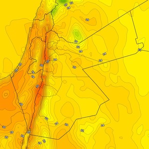 الاردن | طقس مُعتدل الإثنين مع هبوب رياح جنوبية شرقية تزيد من الشعور بالبرودة 