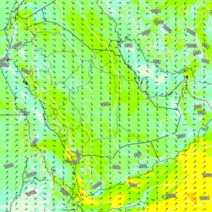 الكويت | أجواء مُغبرة بنسب متفاوتة الثلاثاء مع استمرار نشاط الرياح الغربية   