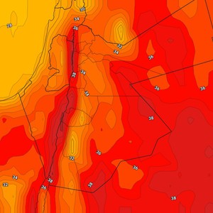 الأردن | طقس صيفي اعتيادي في عموم المناطق الثلاثاء
