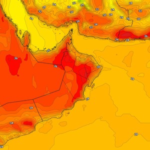 عُمان | انخفاض اضافي على درجات الحرارة الأربعاء