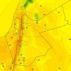 الأردن | ارتفاع قليل على درجات الحرارة مع هبوب الرياح الجنوبية الشرقية   