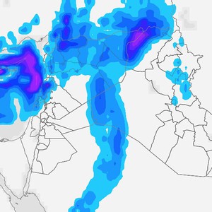 حالة من عدم الإستقرار الجوي تؤثر على البلاد تدريجياً إعتباراً من ساعات مساء وليل الإثنين