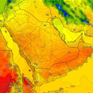 الكويت | ارتفاع على درجات الحرارة الثلاثاء وطقس مُعتدل في غالبية المناطق