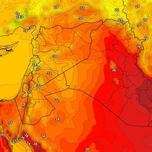 العراق | ارتفاع طفيف على درجات الحرارة الإثنين   