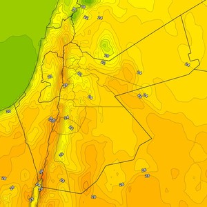 الأردن | اقتراب كتلة هوائية دافئة الخميس وارتفاع على درجات الحرارة مع ظهور السُحب العالية  