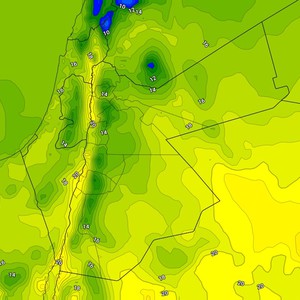 الأردن | انخفاض على درجات الحرارة و عودتها لمُعدلاتها المعتادة يوم الثلاثاء