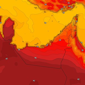 الإمارات | طقس حار الإثنين ونشاط على سرعة الرياح الشمالية الغربية بعد الظُهر