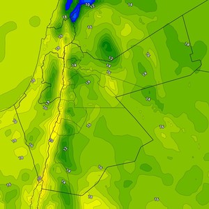 الأردن | طقس بارد ومُستقر الأربعاء مع ظهور الغيوم المُنخفضة 