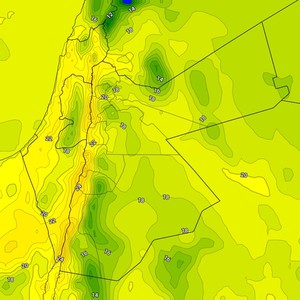 الأردن | ارتفاع على درجات الحرارة الإثنين مع هبوب الرياح الجنوبية الشرقية 