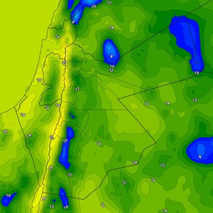 الاردن | طقس غائم الأحد مع استمرار فرص هطول زخات عشوائية وغير مُنتظمة من الأمطار