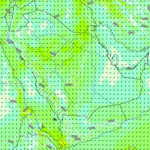 الكويت | رياح جنوبية شرقية الخميس وفرصة لزخات محلية من الأمطار على بعض المناطق مساءً وليلاً قد تكون رعدية  