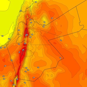 السبت | تراجع تأثير الكتلة الهوائية الحارة نسبياً وعودة درجات الحرارة للانخفاض