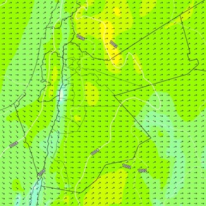 الأردن | تنبيه من الموجات الغُبارية على جنوب وشرق المملكة الإثنين 