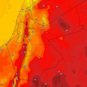 الأردن | درجات الحرارة حول إلى اقل من مُعدلاتها الخميس وطقس لطيف ورطب ليلاً 