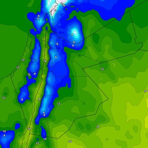 الأردن | طقس بارد الإثنين وبدء تعمق رياح قطبية قارسة البرودة الى المملكة ليلاً