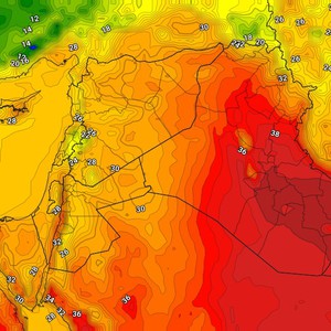 العراق | ارتفاع مُتوقع على درجات الحرارة يوم الخميس 23/9/2021