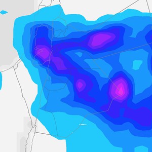 الأردن | حالة جديدة من عدم الاستقرار الجوي الثلاثاء و الأربعاء مع مخاوف من تشكل السيول في البادية و العقبة و زخات ثلجية محتملة في البادية الشرقية
