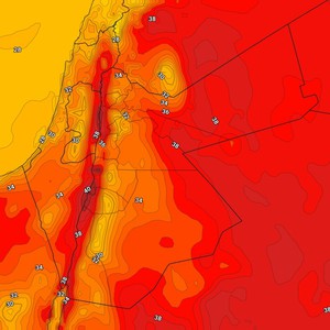 الاردن | طقس صيفي إعتيادي إلى حار نسبياً في العديد من المناطق الخميس