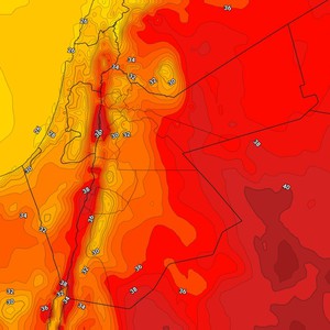 الأردن | بقاء درجات الحرارة حول مُعدلاتها الأربعاء وأجواء صيفية إعتيادية     