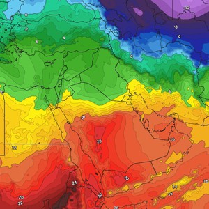 العراق | انخفاض على درجات الحرارة و غياب للفعاليات الجوية الرئيسية