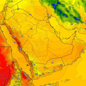 اليمن | انخفاض على درجات الحرارة الإثنين والطقس يُصبح مائل للبرودة في هذه المناطق 