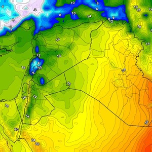 العراق | انخفاض ملموس على درجات الحرارة الأحد مع بقاء فرص الامطار واردة في بعض المناطق 