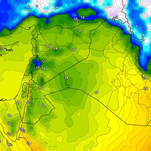 الكويت | هبوب للرياح الشمالية الغربية نشطة السرعة الخميس
