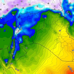 العراق | ارتفاع على درجات الحرارة نهار الاثنين ورياح اشد برودة تندفع ليلاً  