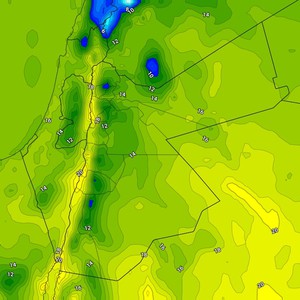 الأردن | ارتفاع قليل على درجات الحرارة الثلاثاء مع استمرار ظهور الغيوم المُنخفضة