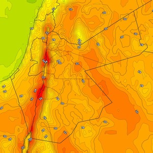 الأردن | درجات حرارة أعلى من مُعدلاتها الاربعاء وفرصة لتكون السُحب الركامية فوق مناطق البادية 