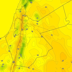 الاردن | طقس خريفي لطيف في اغلب المناطق الخميس مع احتمالية هطول زخات محلية من الأمطار في مناطق محدودة 
