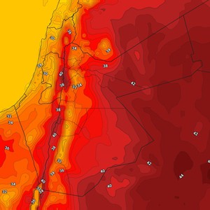 الأردن | ارتفاع على درجات الحرارة الاثنين وأجواء حارة في العديد من المناطق 