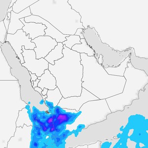 اليمن | اشتداد نطاق و تأثير الاحوال الجوية غير المُستقرة و فرصة تاريخية نادرة لتساقط الثلوج فوق قمم المرتفعات الغربية