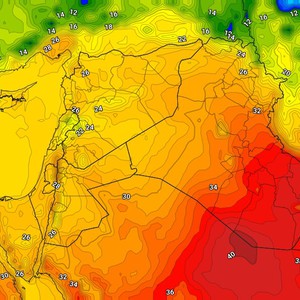 Iraq | Temperatures remain above average on Wednesday