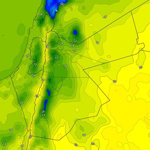 Jordan | A decrease in temperatures Thursday and the formation of fog in parts of the eastern plains and desert roads at night