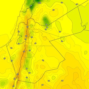 الاردن | درجات حرارة حول مُعدلاتها وطقس خريفي في اغلب المناطق